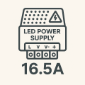16.5 Amper LedTrafosu