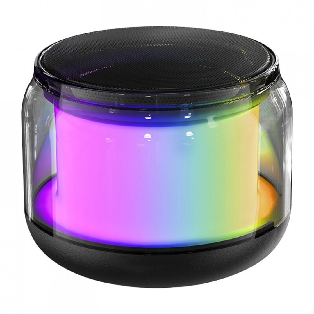 Magicvoice S-300 Şeffaf Camlı Renkli 5W Taşınabilir Bluetooth Hoparlör