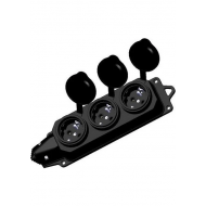 3 lü Monofaze Kauçuk Grup Priz