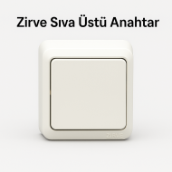Zirve Sıva Üstü Anahtar – Dayanıklı, Pratik, Kolay Montajlı