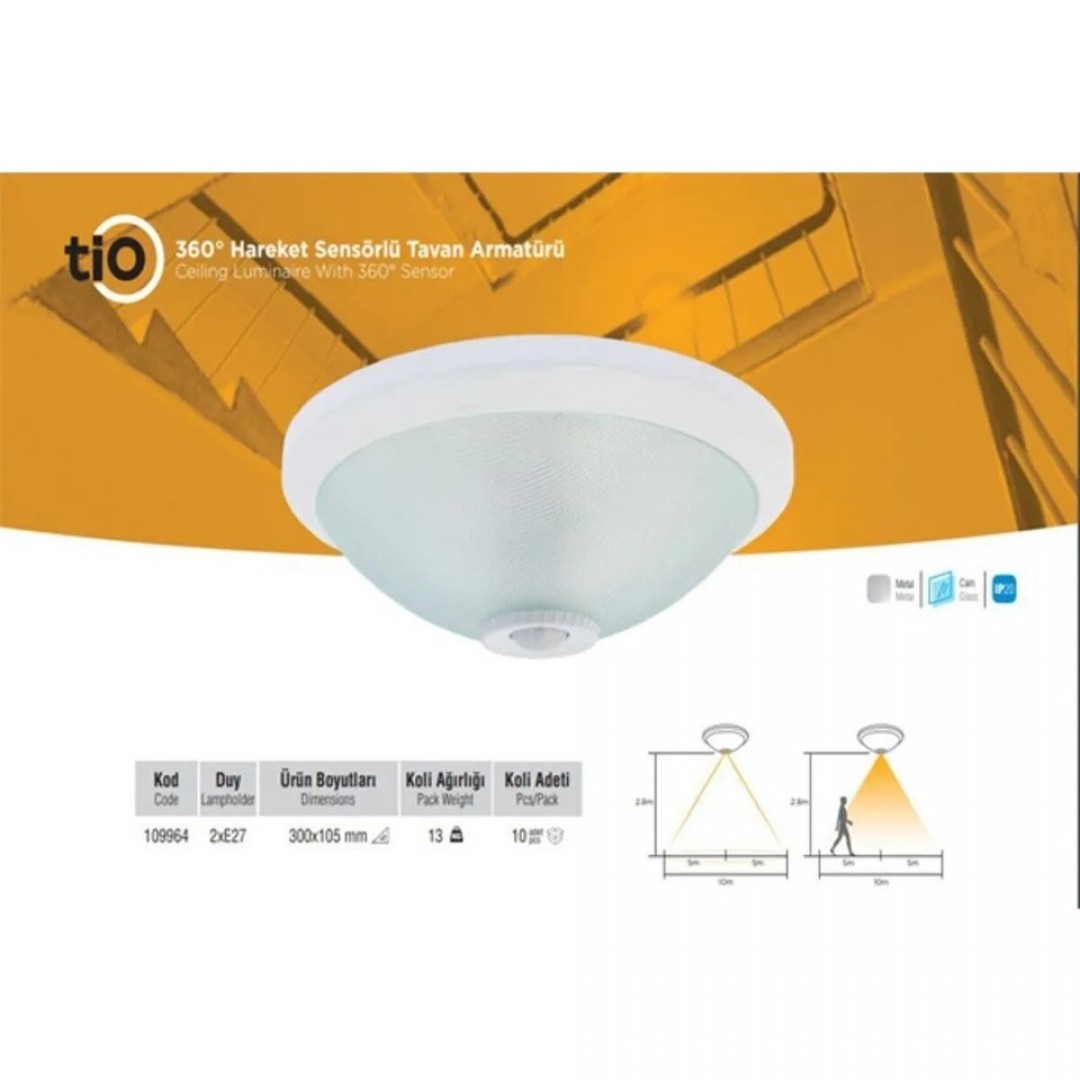 TİO Tavan Armatürü 220V – Modern ve Şık Aydınlatma