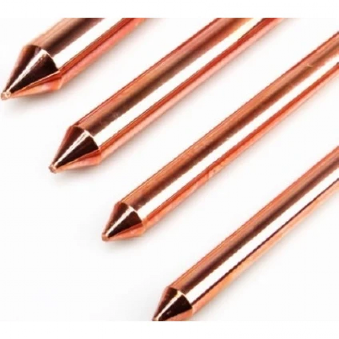 Saf Bakır Topraklama Çubuğu – %99.9 Elektrolitik Bakır, Profesyonel Topraklama Çözümü