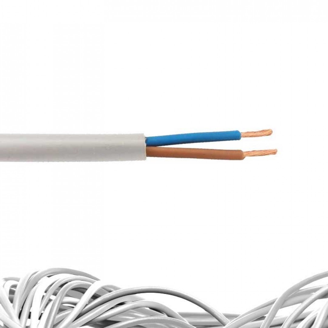 Öznur H05VV-F Beyaz 2x1 (NYMHY) TTR Kablo 100 Mt