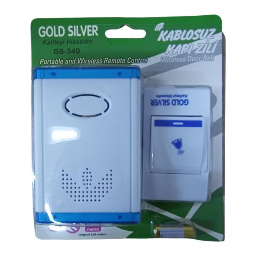 24 Melodi Lüks Kablosuz Uzaktan Kumandalı Kapı Zili – 100 m Çekim Mesafesi
