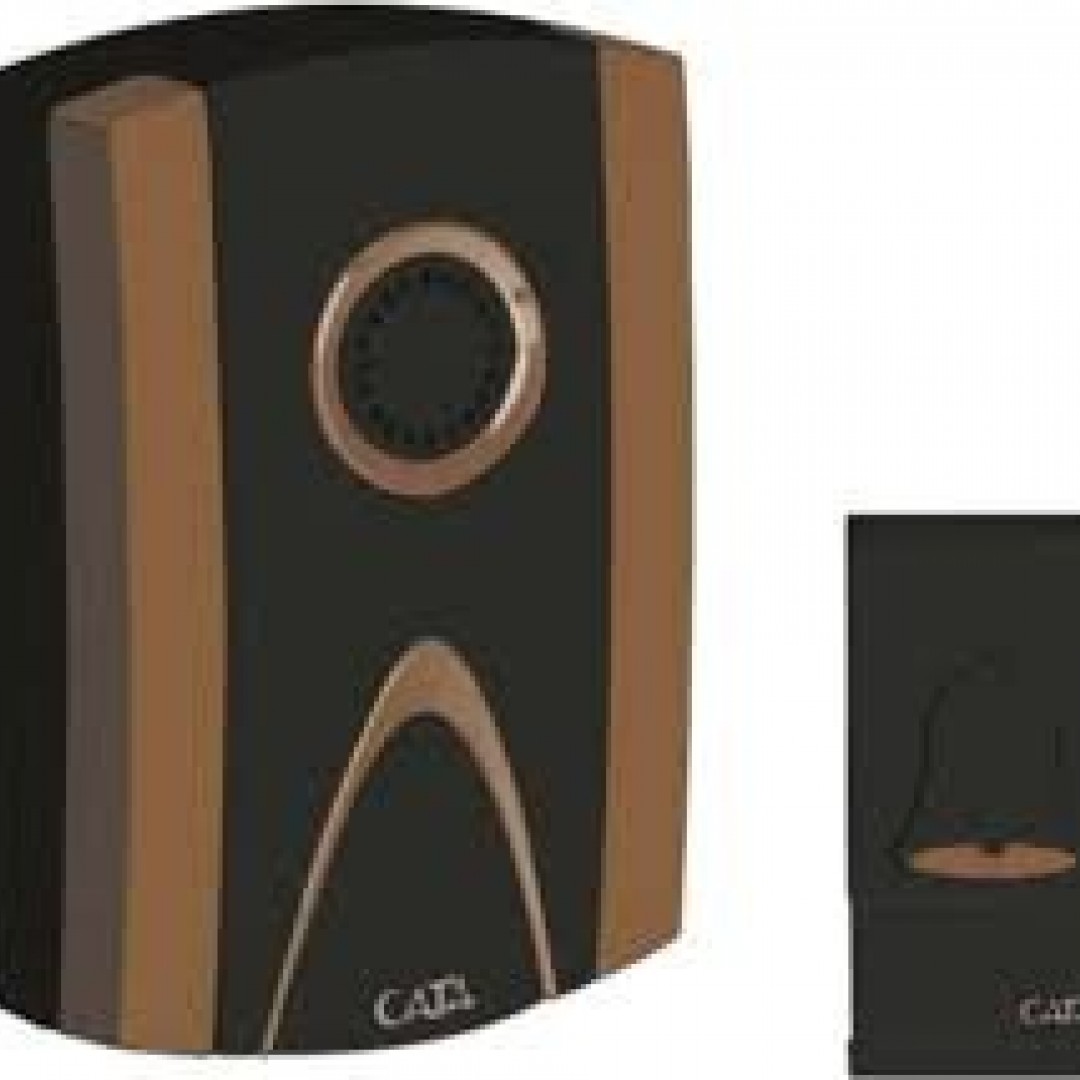 CATA Uzaktan Kumandalı Zil – Kahve Rengi, Kablosuz Kolay Kullanım