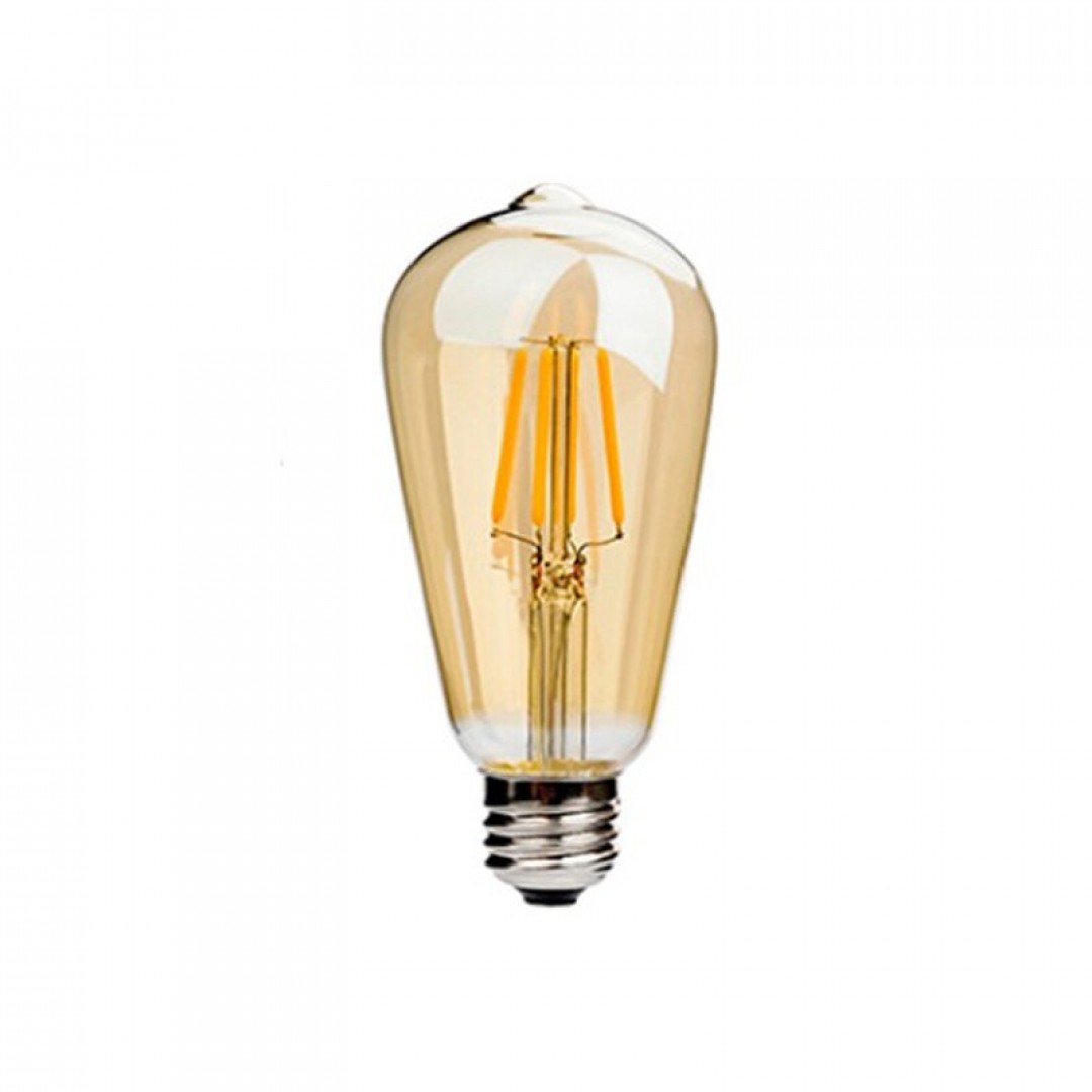 Cata CT-4290 8W Rustik ST64 LED Ampul - E27 Amber Cam (Vintage Seri)