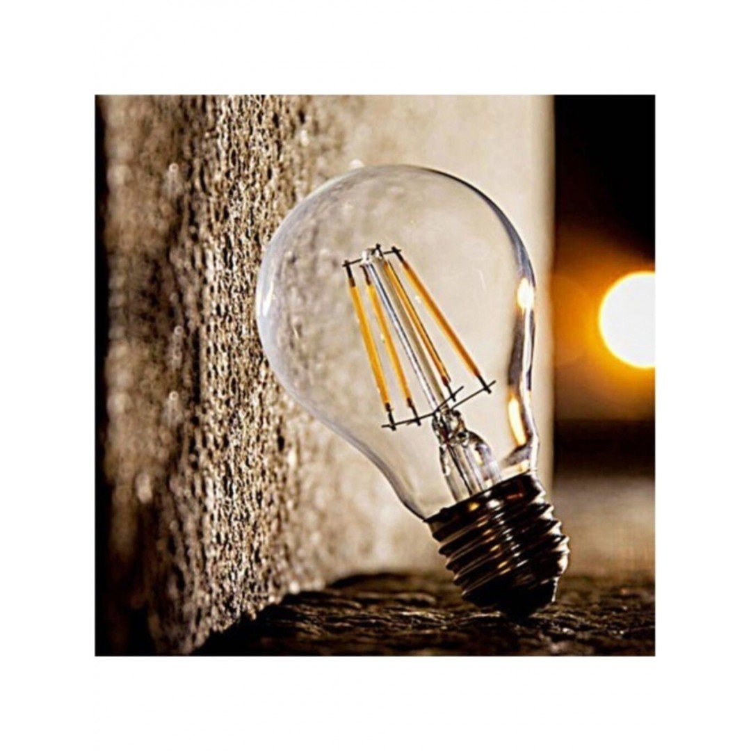Rustik LED Filament Ampul 4W – Vintage Görünümlü, Düşük Tüketimli Rustik LED Filament Ampul 4W – Vintage Görünümlü, Düşük Tüketimli