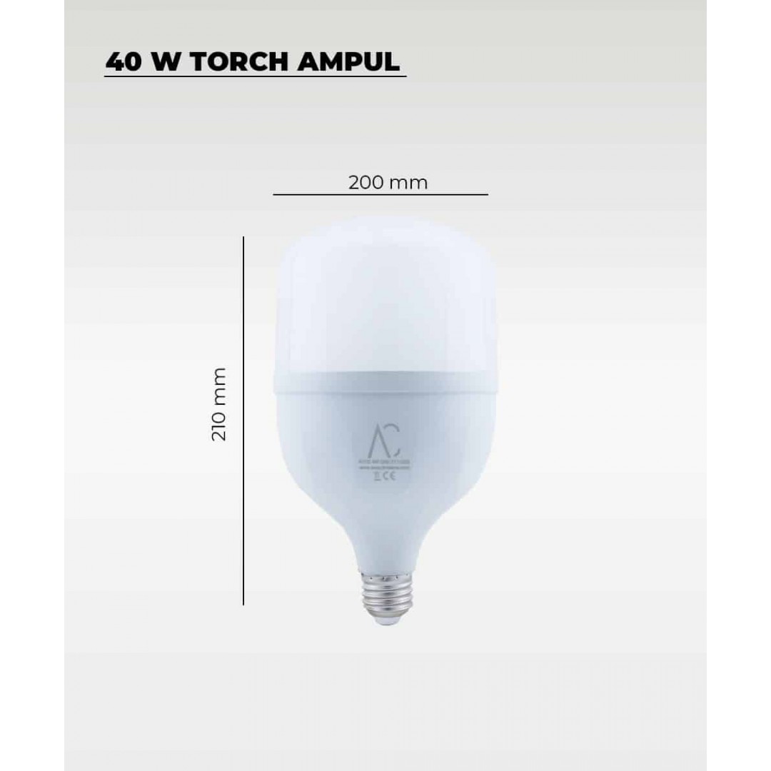 Torch Kia 50W LED Ampul – Endüstriyel Güç, Ev Uyumlu Tasarım
