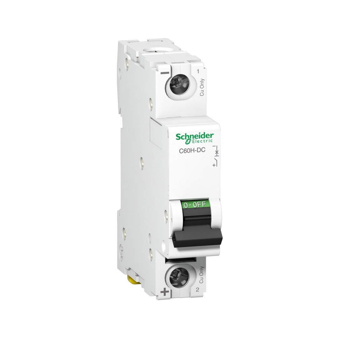 Schneider Acti9 C60H-DC 1P 6A C Eğrisi Minyatür Devre Kesici – DC 250V Schneider Acti9 C60H-DC 1P 6A C Eğrisi Minyatür Devre Kesici – DC 250V