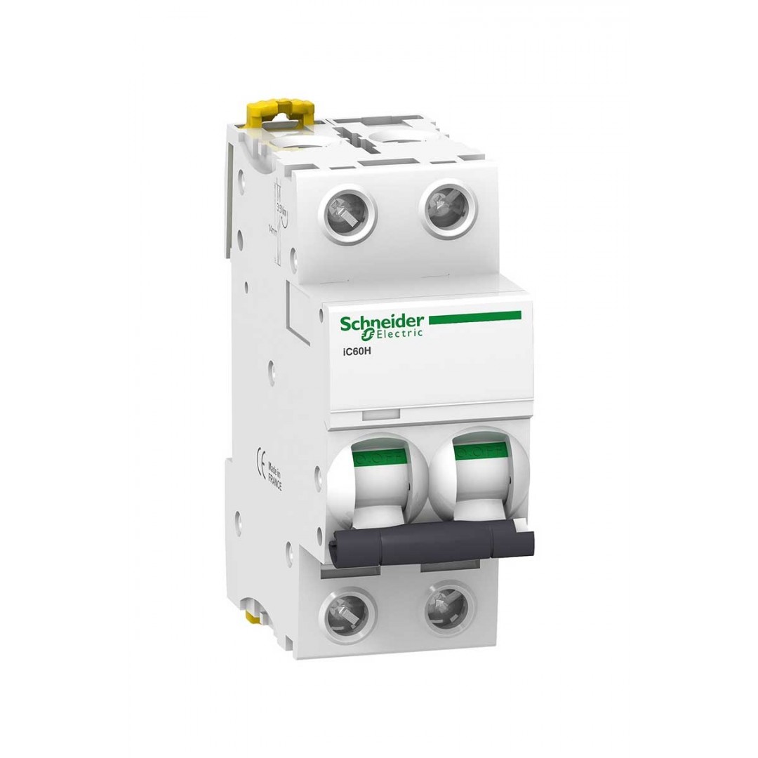 Schneider Acti9 iC60H 2P 32A C Eğrisi Minyatür Devre Kesici – 15 kA Schneider Acti9 iC60H 2P 32A C Eğrisi Minyatür Devre Kesici – 15 kA