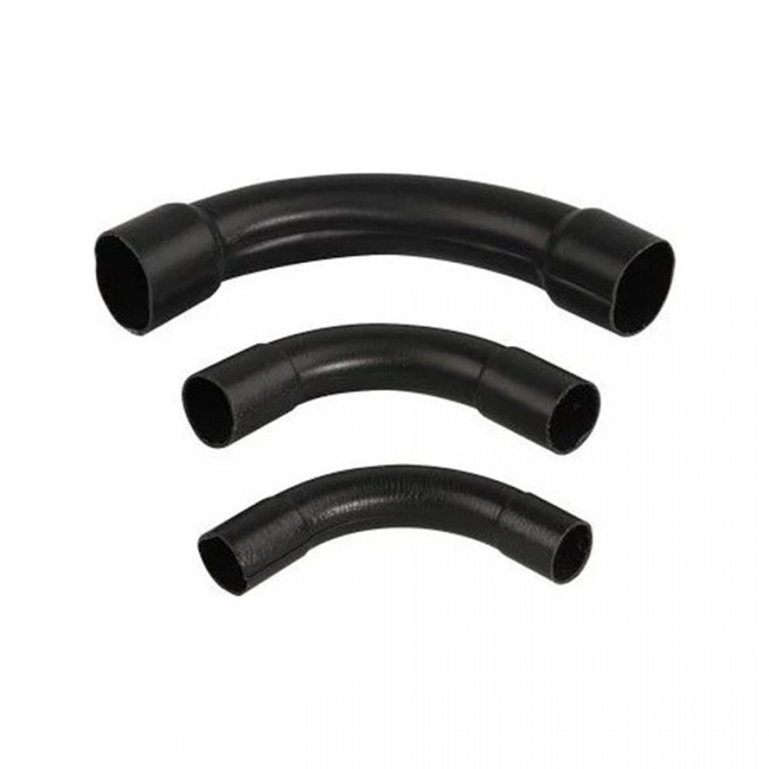 18 mm PVC Elektrik Borusu Dirseği – 90° Sabit Açı, Geçmeli Tip