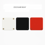 12x12 Kare Buat Kapağı – 120x120 mm Vidalı/Geçmeli Yedek Kapak (PVC)