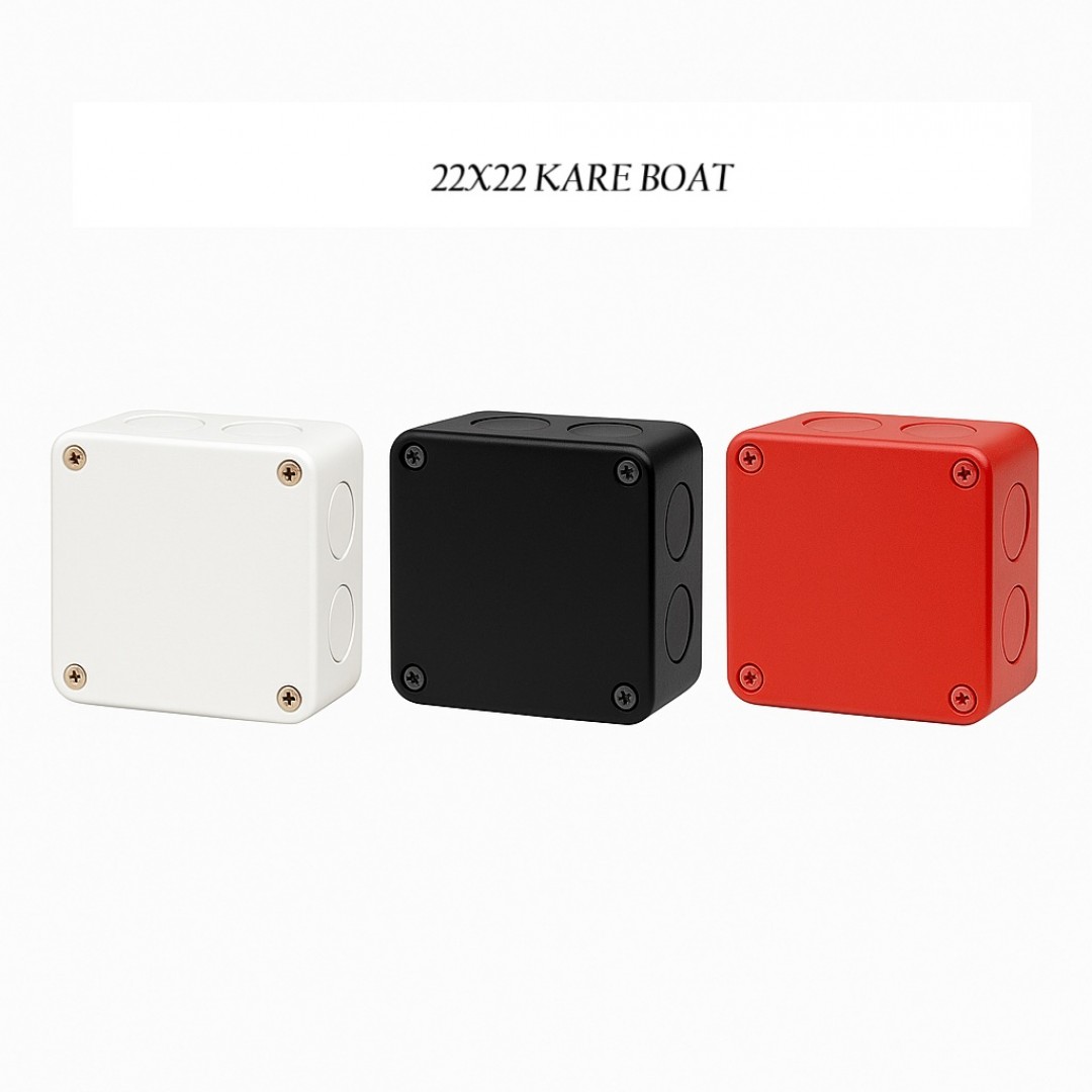20x20 Kare Buat Kutusu – 200x200 mm PVC Dağıtım Kutusu, Vidalı Kapaklı 20x20 Kare Buat Kutusu – 200x200 mm PVC Dağıtım Kutusu, Vidalı Kapaklı