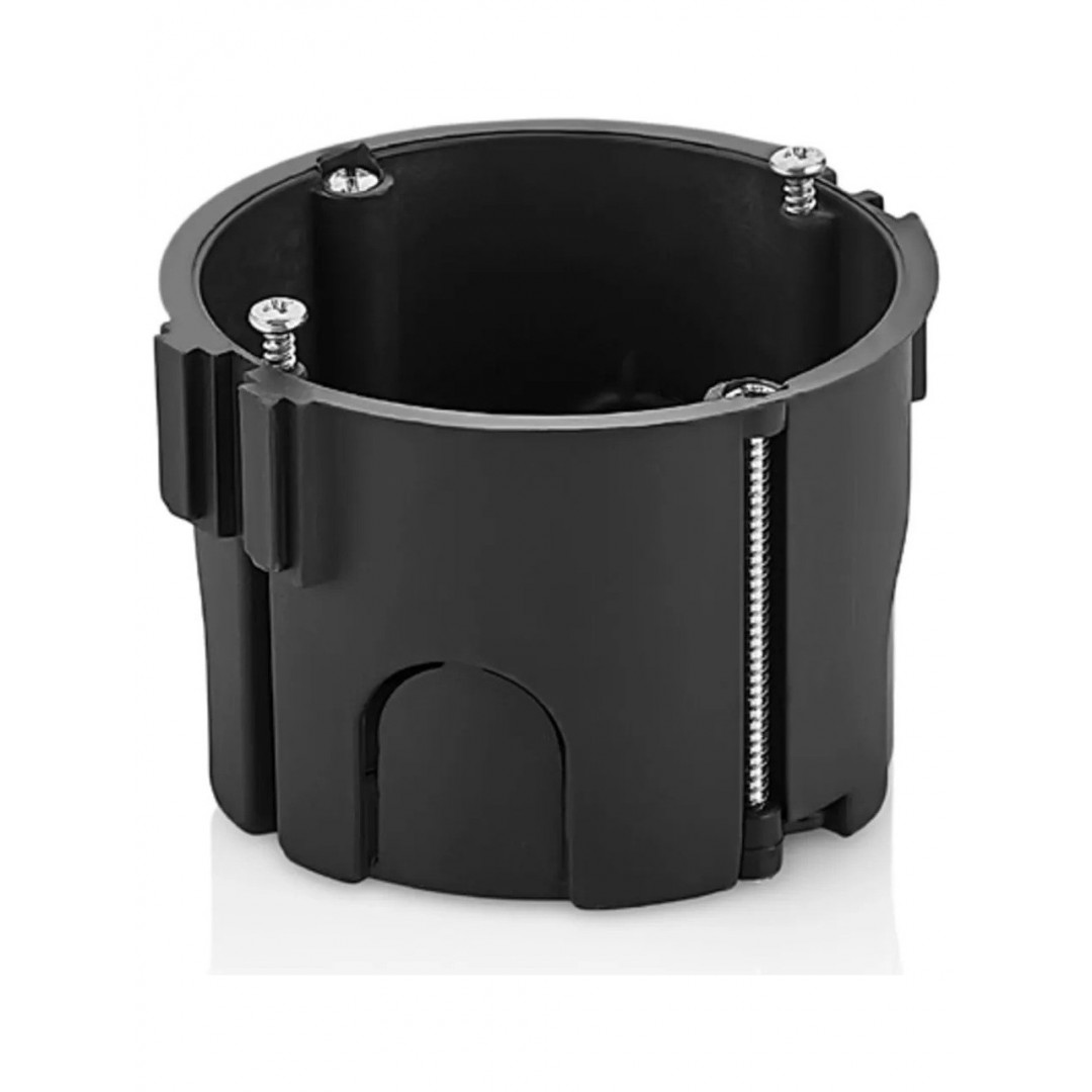 Siyah Geçmeli Kasa – Elektrik Tesisatı İçin, Pratik Montajlı, Sert PVC