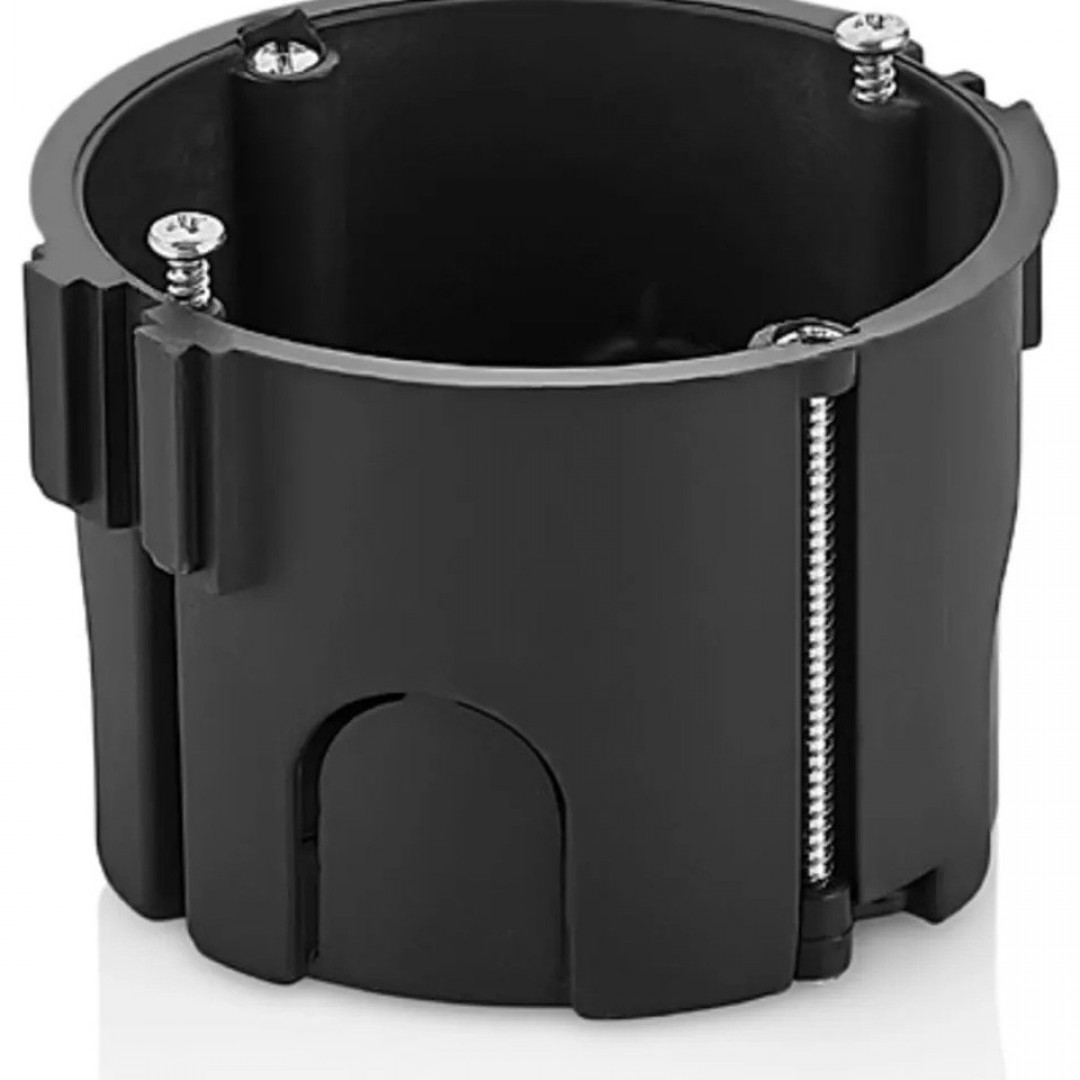 Siyah Geçmeli Kasa – Elektrik Tesisatı İçin, Pratik Montajlı, Sert PVC