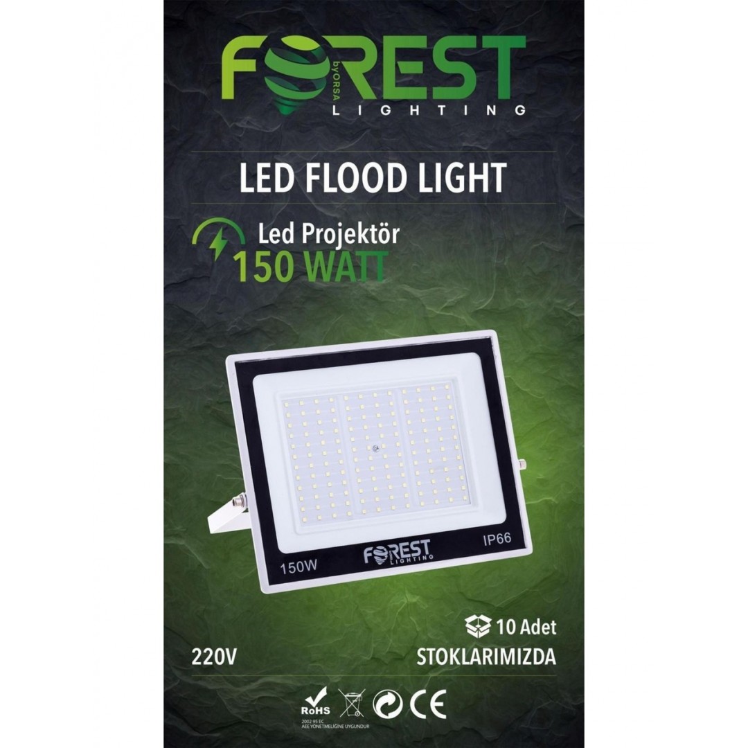 Forest 150W Suya Dayanıklı LED Projektör Forest 150W Suya Dayanıklı LED Projektör