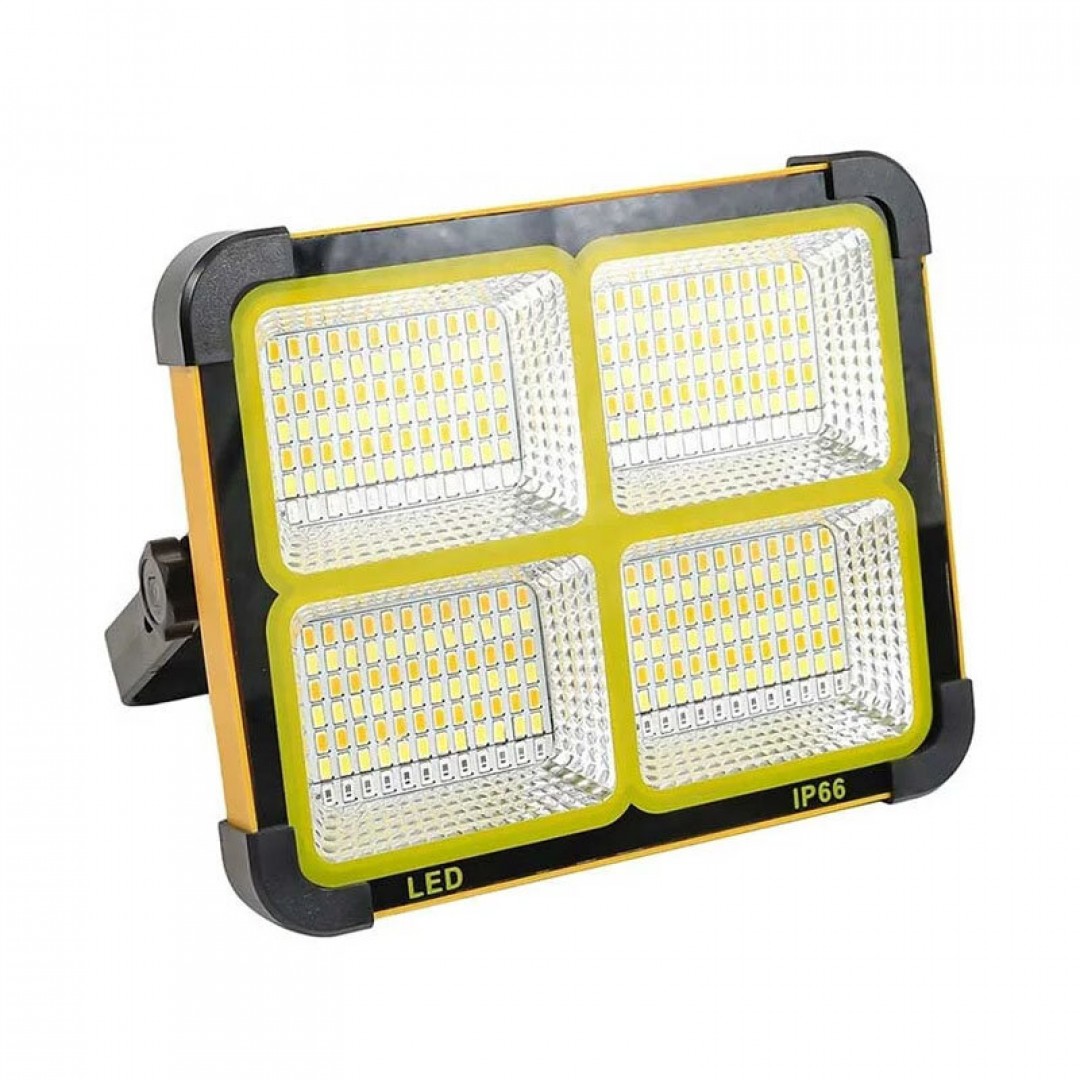 CATA Şarjlı Solar Taşınabilir Projektör 200W LED Dış Mekan Aydınlatma