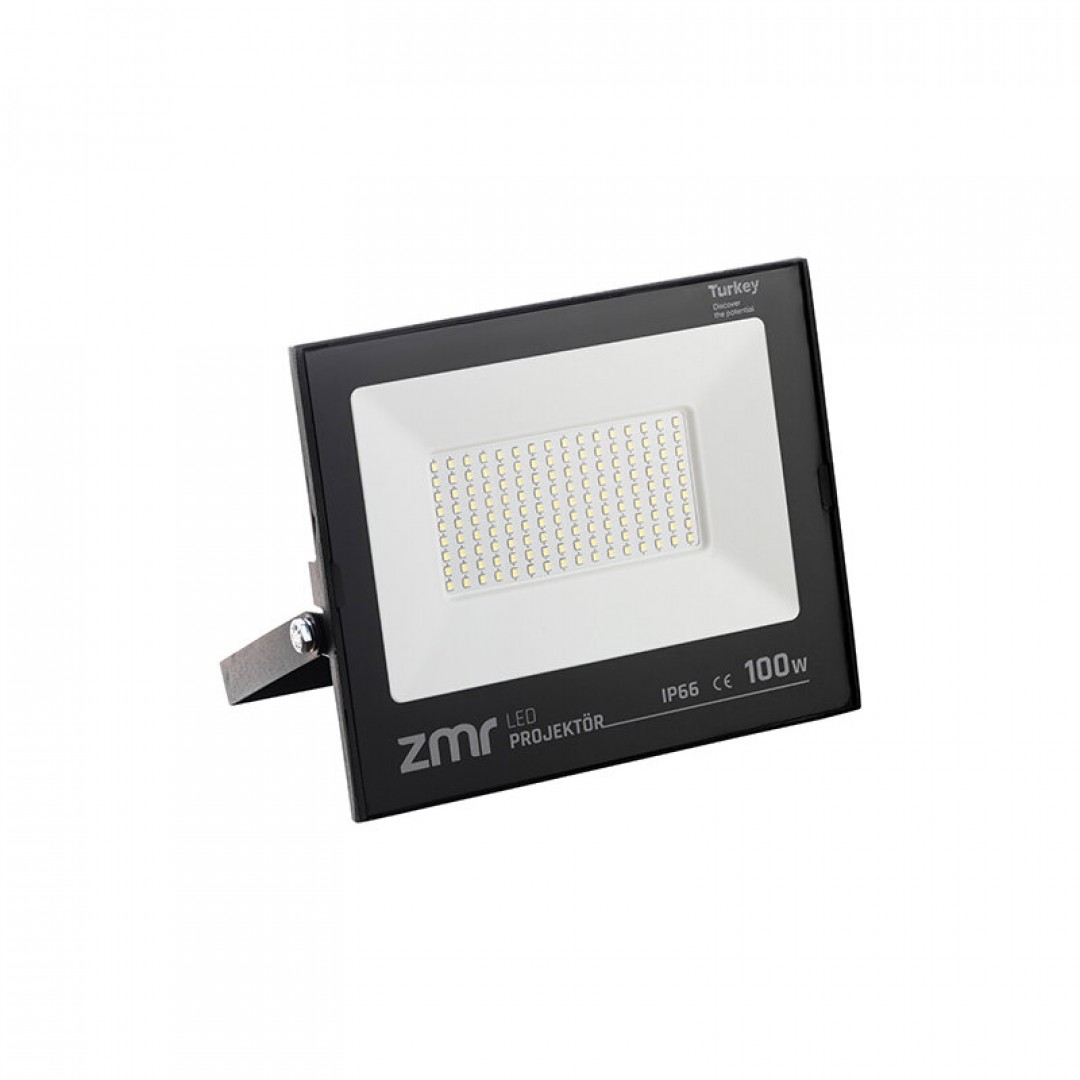 ZMR Projektör Slim Kasa 100W 3000K Sıcak Beyaz LED Projektör