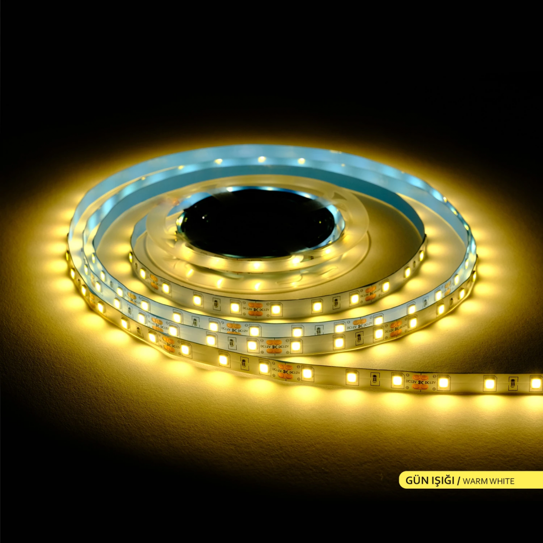 Cata Şerit LED – 5 Metre, 12V, Enerji Tasarruflu Dekoratif Aydınlatma