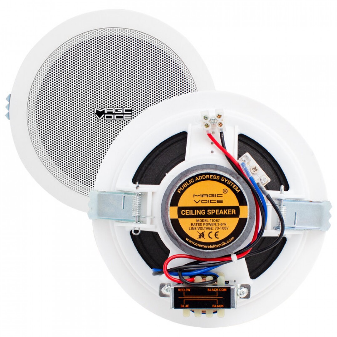 Revel 16cm 15W 100V Trafolu Sıva Altı Tavan Hoparlörü