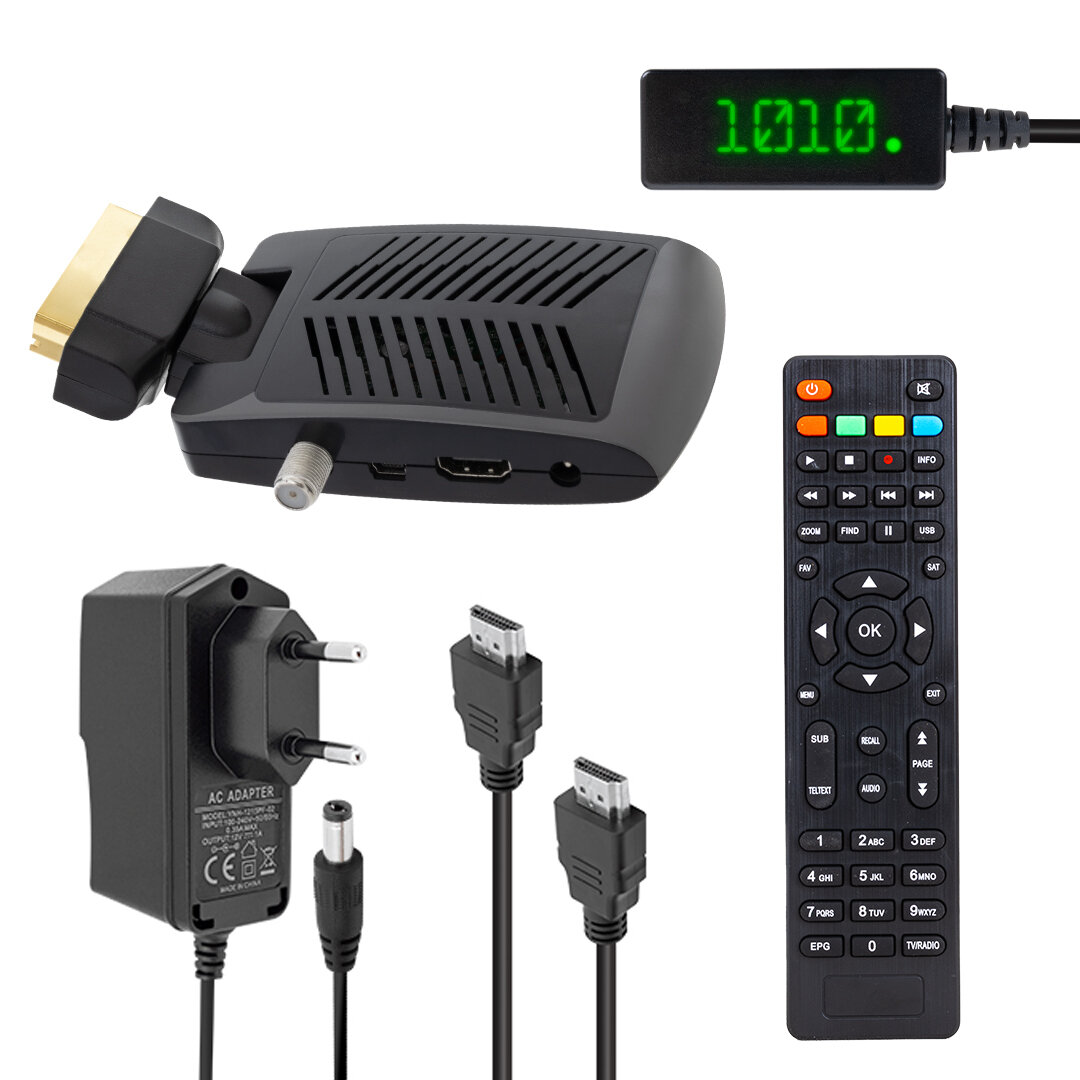 : Plato Multi Mini Scart HD Uydu Alıcısı - Full HD & TKGS Destekli