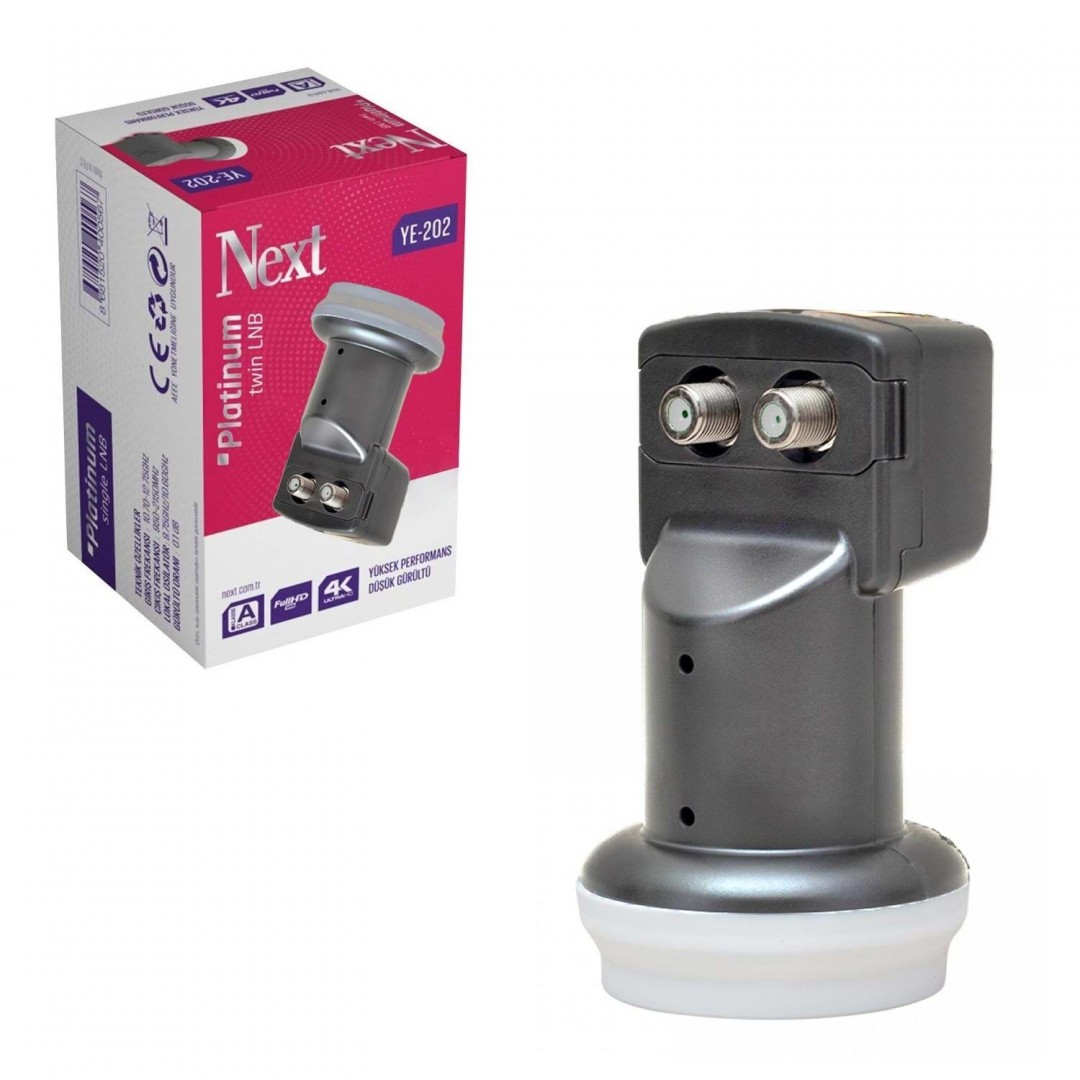 Next LNB İkili Platinum 0.1dB 3D 4K YE-202