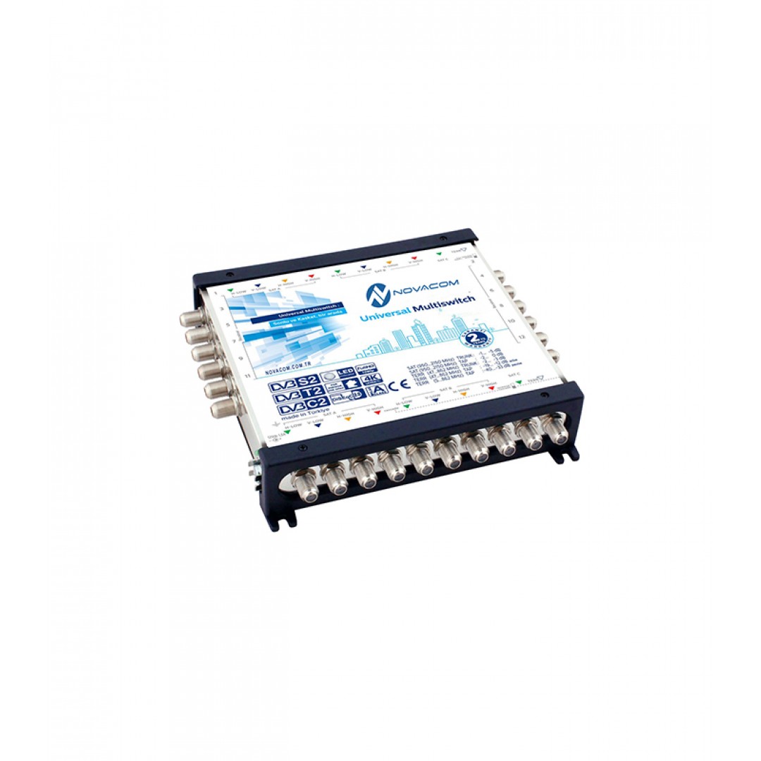 Novacom NMS-10/16P Sonlu Kaskat Multiswitch Uydu Santrali Novacom NMS-10/16P Sonlu Kaskat Multiswitch Uydu Santrali